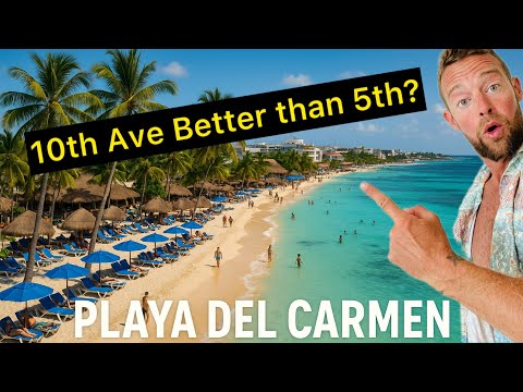 This Street in Playa Del Carmen is BETTER Than 5th Ave │ Tour of 10th Ave in 2025!