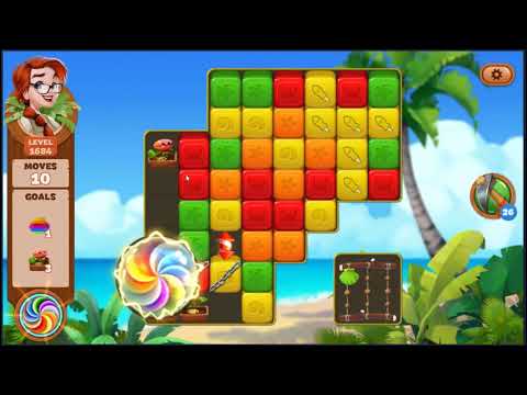 Lost Island Blast Adventure Level 1684 - NO BOOSTERS 🏝️ | SKILLGAMING ✔️