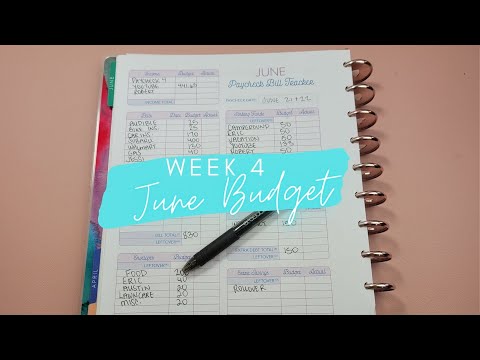 June Week 4 Budget