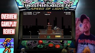 "Speed Of Light" - Iron Maiden Browser Game - Review & Gameplay (Retro 'Donkey Kong' style!)