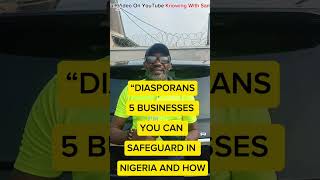 Best Way DIASPORIANS CAN INVEST Back Home Without Being Scammed..