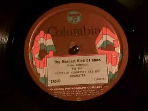 FLETCHER HENDERSON and His Orchestra - THE MEANEST KIND OF BLUES (1924)