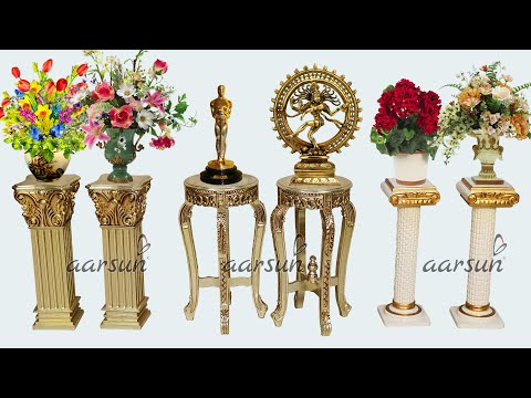 Solid Wood Pedestals & Stools - Home Decor Video