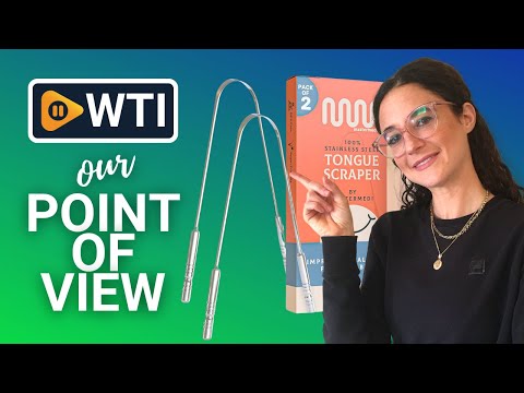 MasterMedi Tongue Scraper for Adults with Travel Cases (2 Pack) - WTI product video review