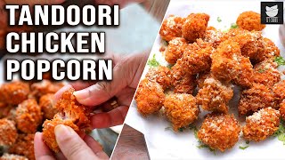 KFC Style Popcorn Chicken | Tandoori Chicken Popcorn | Homemade Crispy Popcorn Chicken | Get Curried