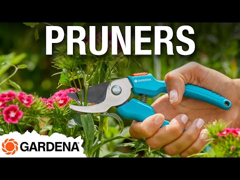 Gardena Sekatorius "Comfort" 24mm su reguliuojama rankena video