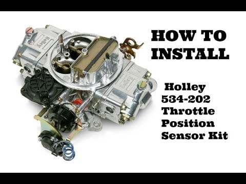 How To Holley 534-202 Throttle Position Sensor Kit for Electric Choke Carburetors Installing