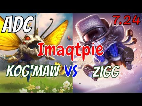 IMAQTPIE Kog'maw Vs Zigg Bot Stream Gameplay Season 8