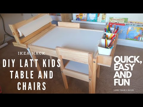 IKEA HACK | DIY IKEA LATT CHILDREN'S TABLE