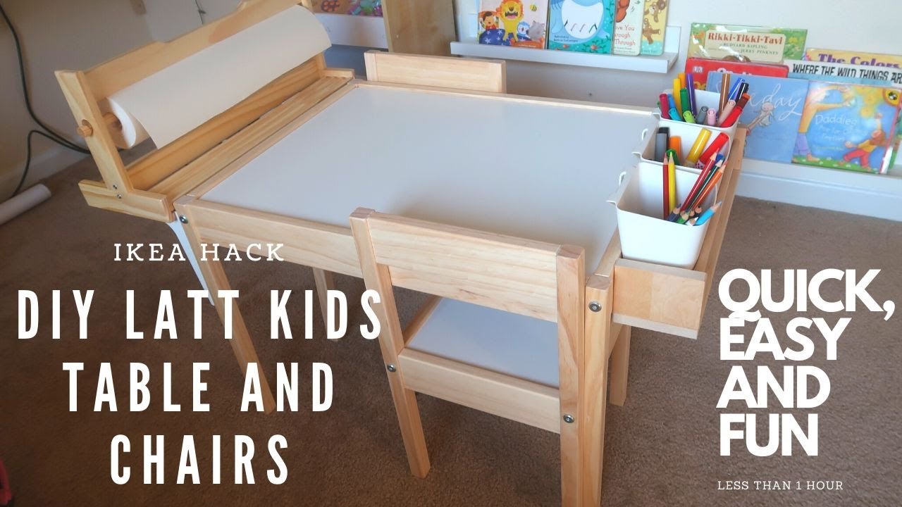 IKEA HACK | DIY IKEA LATT CHILDREN'S TABLE