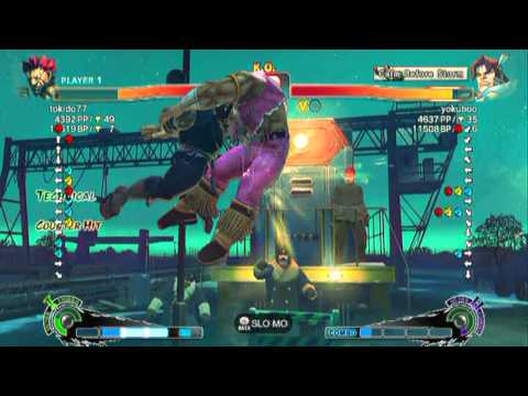 SSF4 AE: tokido77(Akuma) vs yokuboo(Hawk) - HD 720p