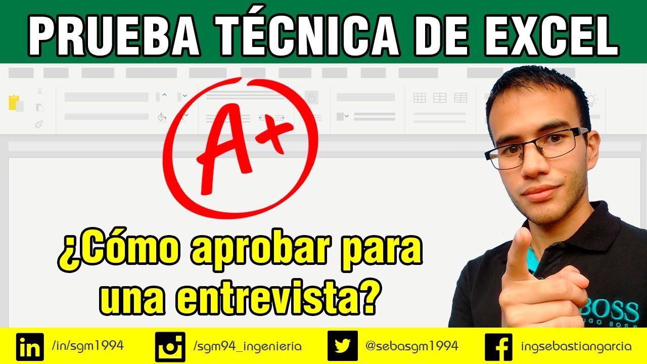 Prueba de Excel para Entrevista de Trabajo