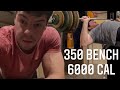 Full Day Of Eating To Gain 20 Pounds In 16 Weeks + 350 Bench Press