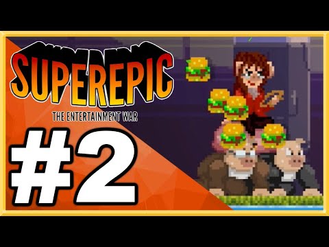 SuperEpic: The Entertainment War WALKTHROUGH PLAYTHROUGH LET'S PLAY GAMEPLAY - Part 2