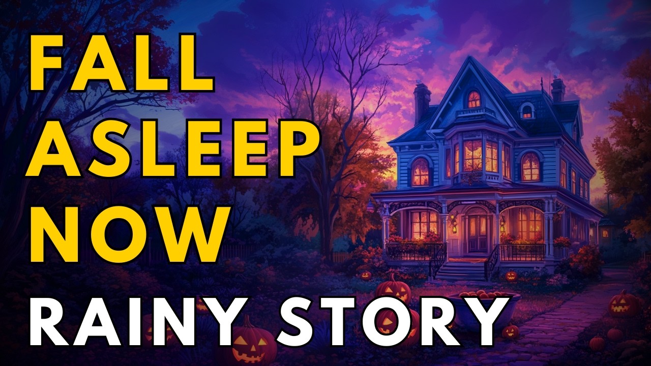 🎃A Not So Spooky Sleepy Story🎃A Victorian Halloween Party - A RAINY Sleepy Story