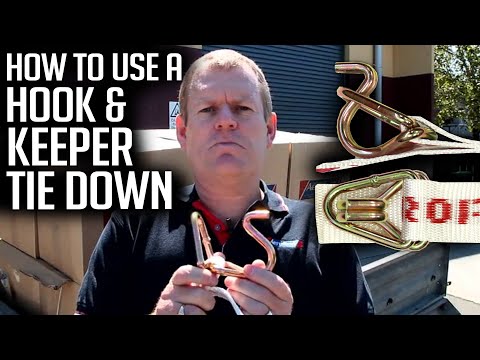 How To Use a Hook & Keeper Tie Down