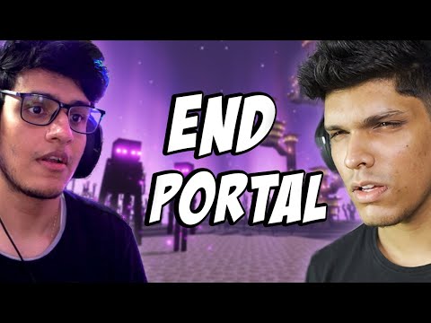 Mythpat - I went to END PORTAL with @liveinsaan  (minecraft part 19)
