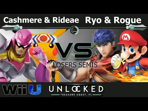 Cashmere & Rideae vs. Ryo & RoguePenguin - Wii U Doubles Losers Semis - Unlocked