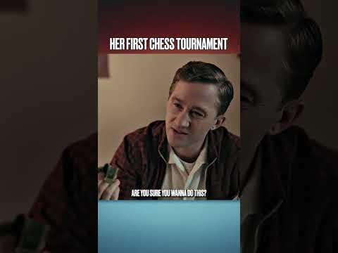 Beth Harmon's Bold Move | The Queen's Gambit | Her First Chess Tournament