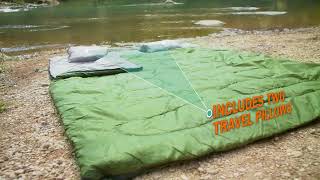 Sleepingo-Double-Sleeping-Bag-For-Backpacking,-Camping,-Or-Hiking.-Queen-Size-XL!-Cold-W.. on Amazon