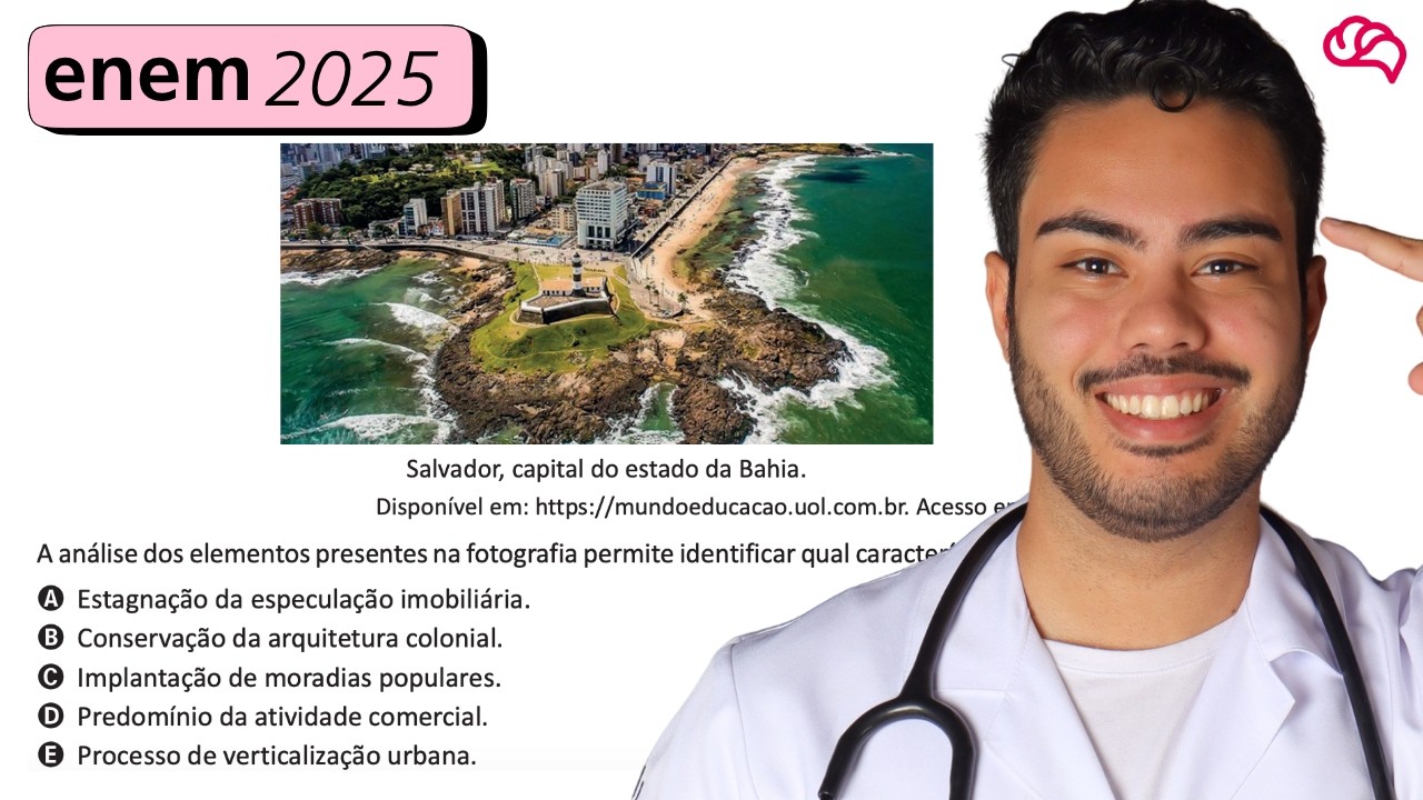 Resolução em Vídeo — Questão 68 ENEM 2025