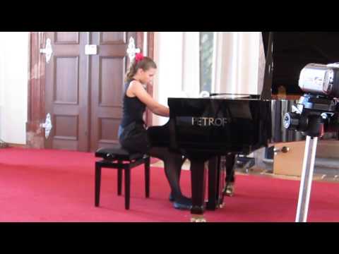 Anna S. plays Impromptu Opus 142, no.2 Franz Schubert