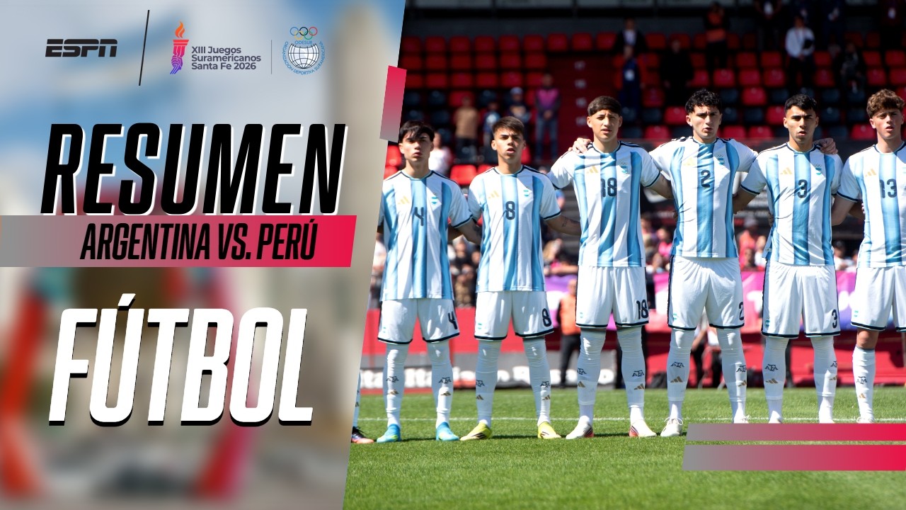 GOL AGÓNICO DE SANTIAGO ESPÍNDOLA PARA METERSE EN LA GRAN FINAL | Argentina 1-0 Perú | RESUMEN