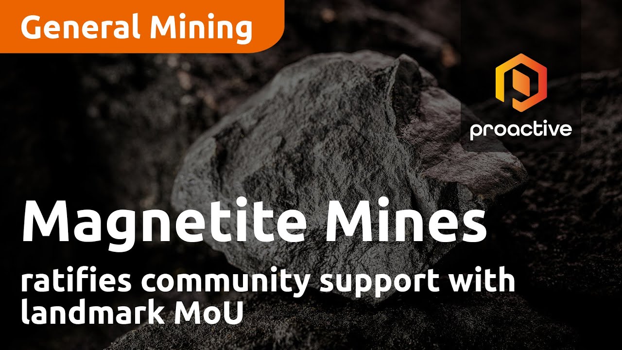 Magnetite Mines ratifies community support with landmark MoU