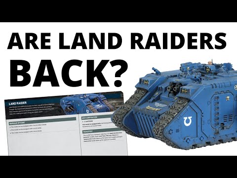 Land Raiders Actually Look USEFUL in 10th Edition - 20" Charge Threat Range?