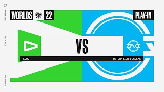 Worlds 2022 - Playin - Knockout Stage - D1 - LLL vs DFM