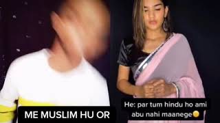 muslim boy hindu girl tru love ❤️tik tok video