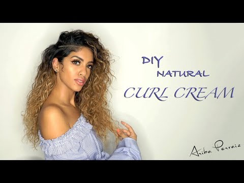 Organic & Natural Hair Curl Cream! - DIY TUTORIAL |...