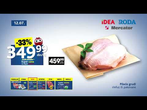 IDEA RODA MERCATOR | Super sreda uz Super Karticu 12.07.2023.