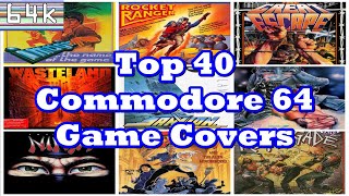 Top 40 Commodore 64 Game Covers