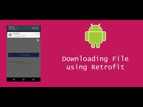 Android downloading file using Retrofit with Progress