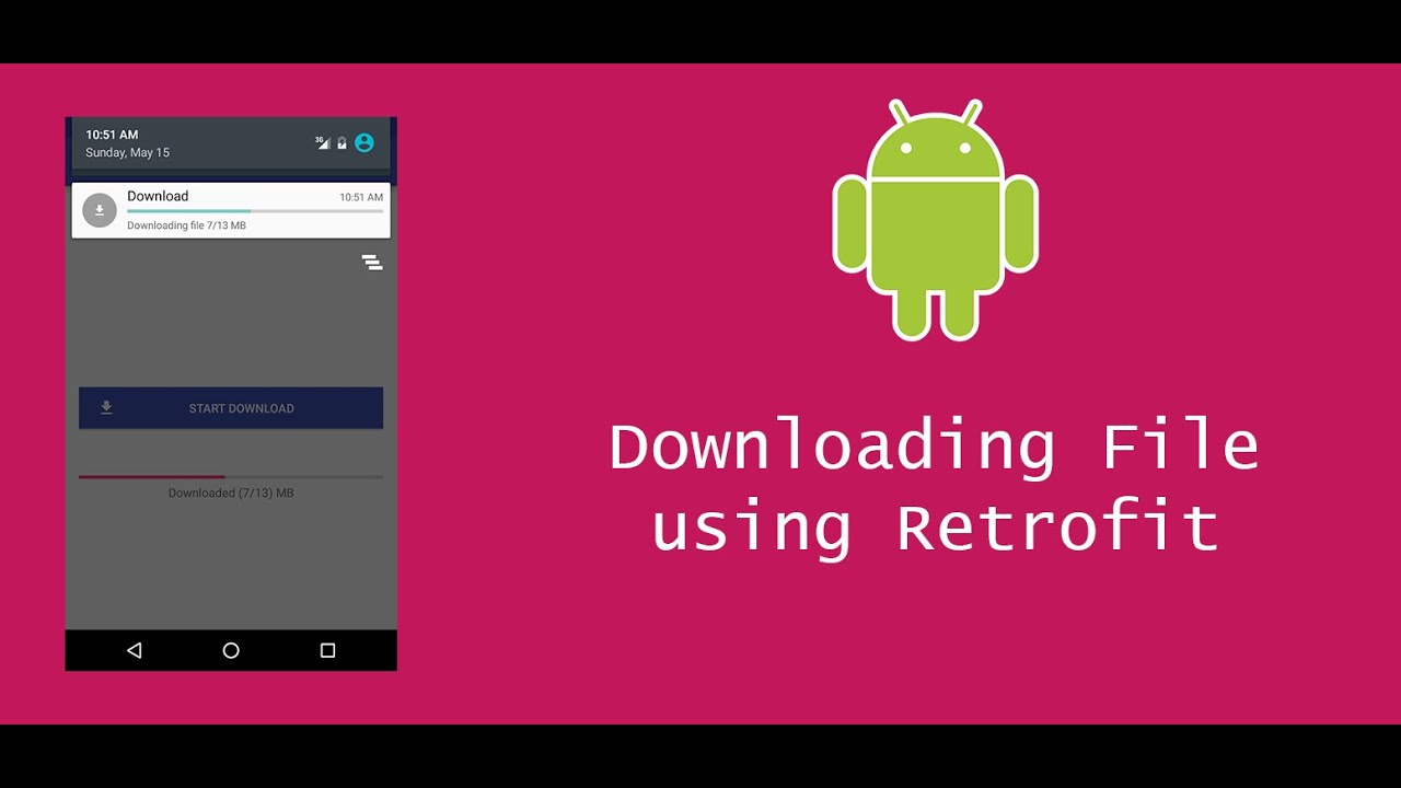 Android downloading file using Retrofit with Progress