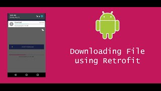 Android downloading file using Retrofit with Progress