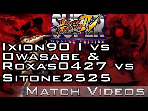Ixion90 I (Dan) Vs Owasabe (Vega) & roxas0427 (Seth) Vs sitone2525 (Adon) SSF4 AE 2012