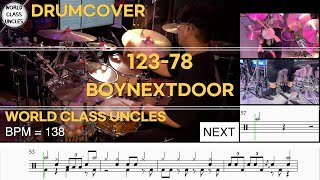 Download lagu BOYNEXTDOOR - 123-78 [ drum cover, score, drum sheet ] mp3