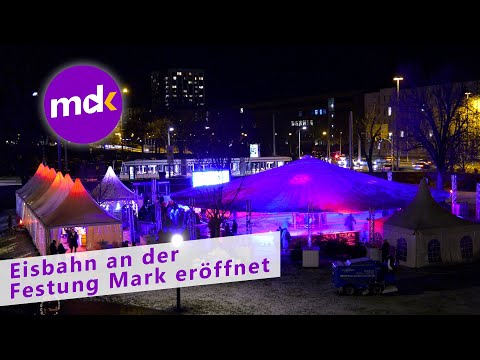 EISBAHN an der Festung Mark ERÖFFNET | Magdeburg News