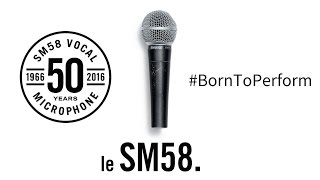 Shure SM58 - Pack avec câble XLR/XLR et pied - Video