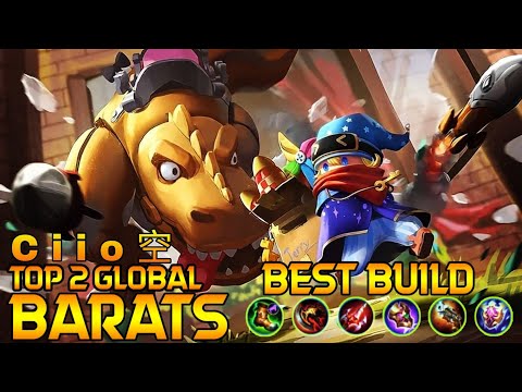 Build Top Global Barats Mobile Legends | Top 2 Global Barats Gameplay By C i i o 空 | Barats 2022