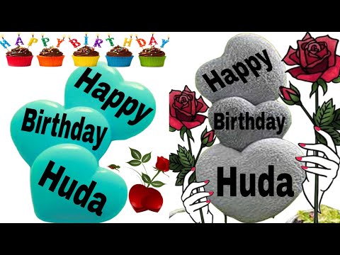 Happy Birthday Huda/Happy Birthday to you Huda/Happy Birthday song Huda/Birthday wishes Huda