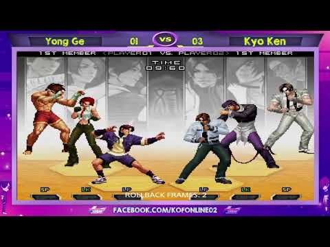Yong Ge (勇哥) Vs KyoKen (建明) FT10 KOF 2002 UM - Combate incrívelmente forte
