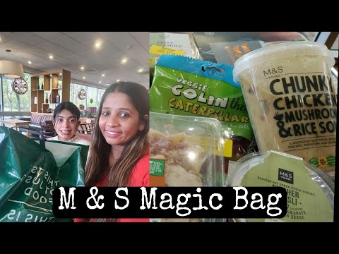 M&S LUXURY FOOD | TOO GOOD TO GO APP | MAGIC BAG | MEAL DEAL FOR £5 | FOOD HAUL | BUDGET FOOD |