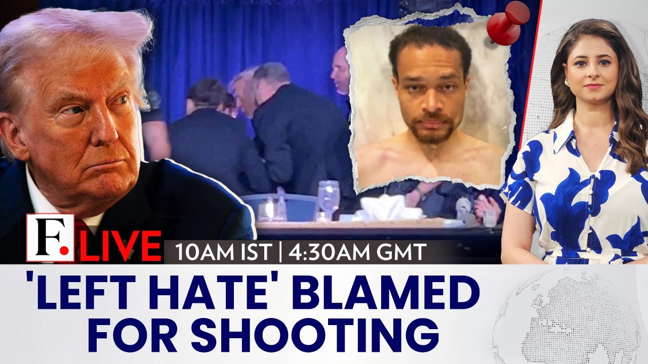 LIVE: Trump Dinner Shooting: Cole Tomas Allen Charged With ‘Attempt to Assassinate’ | Firstpost Live