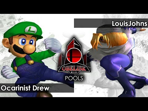 Melee: Ocarinist Drew (Luigi) V LouisJohns (Sheik) - Obelisk 54 Tournament SSBM