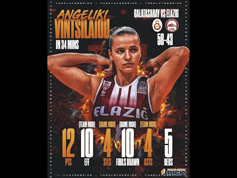 Angeliki Vintsilaiou vs Galatasaray (Highlights 29-12-2021)