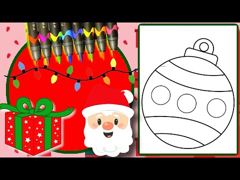 Coloring a Christmas Ornament| Christmas Coloring Pages 2022