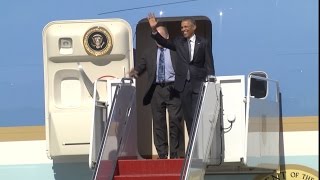 Sights & Sounds from the President's First Two Days in Alaska